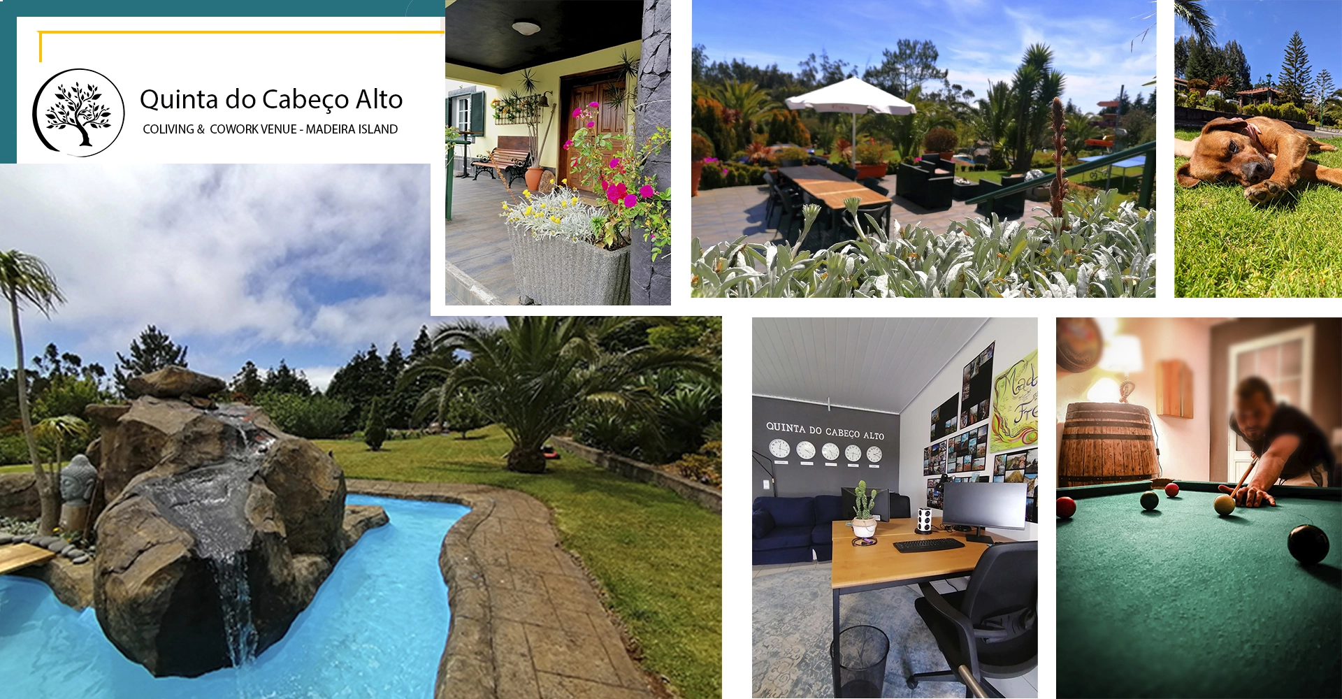 Coliving and Coworking Venue in Madeira at Quinta do Cabeço Alto